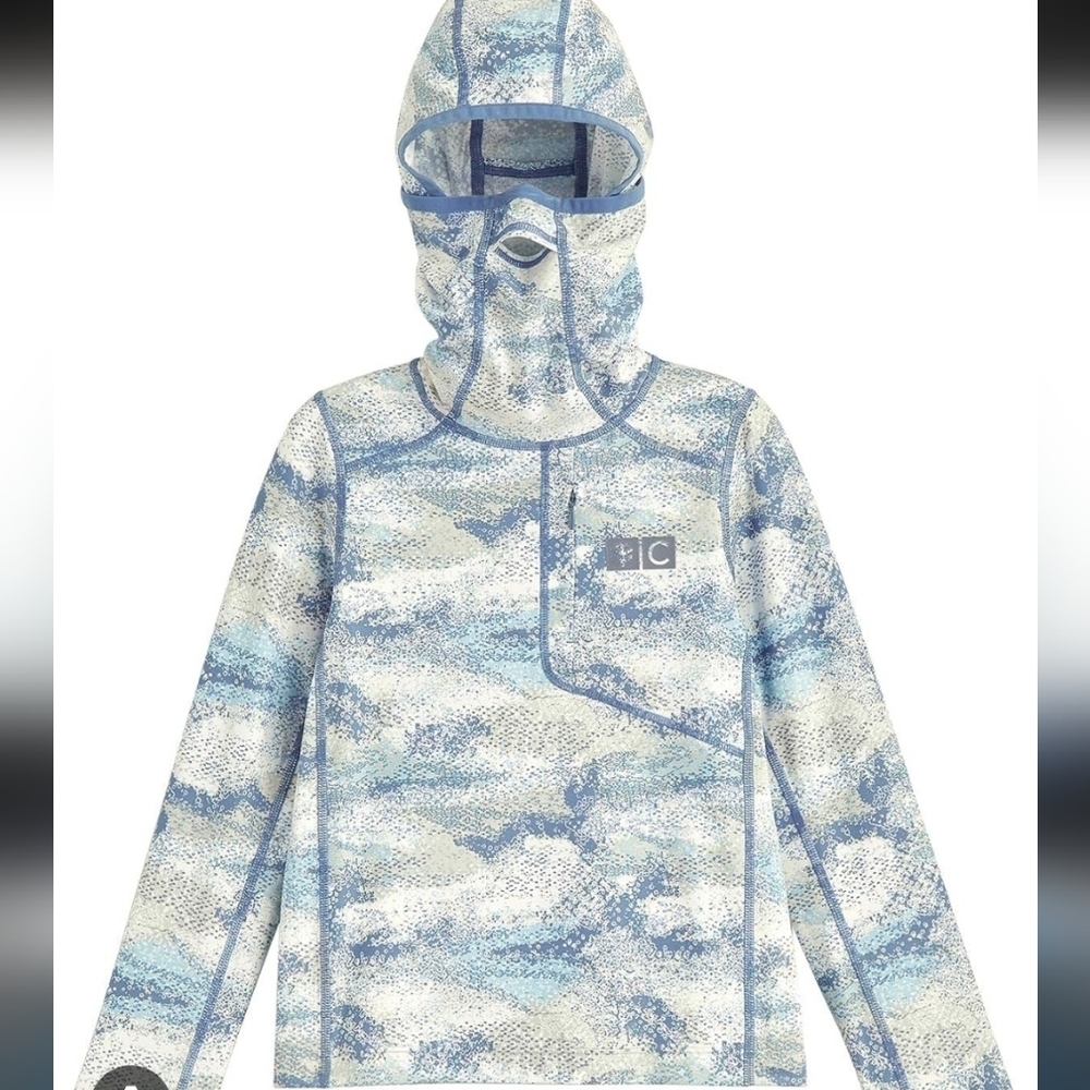 Coolibar Kids' Rashguard - Blue and White